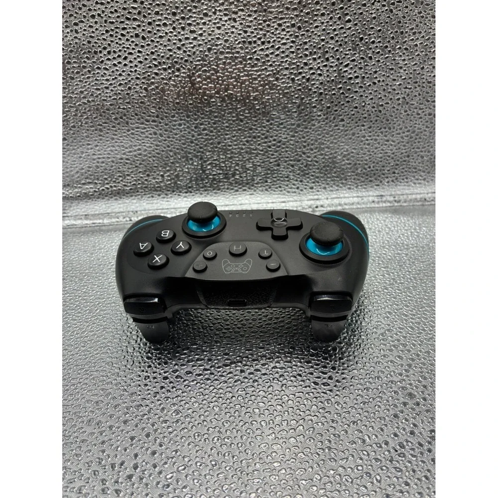 Wireless Game Controller XB-324 Black and Blue Bluetooth Gamepad for Switch PC
